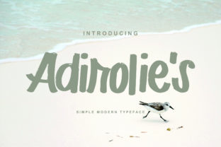 Adirolie s: A Handwritten Font for Creative Campaigns