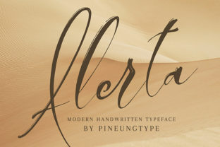 Alerta Font: A Handwritten Typeface for Thoughtful Design