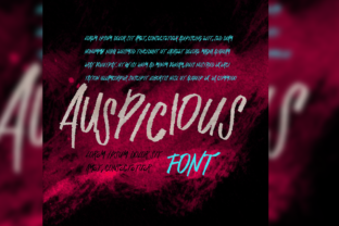 Auspicious: A Stylish Handwritten Typeface for Web Design
