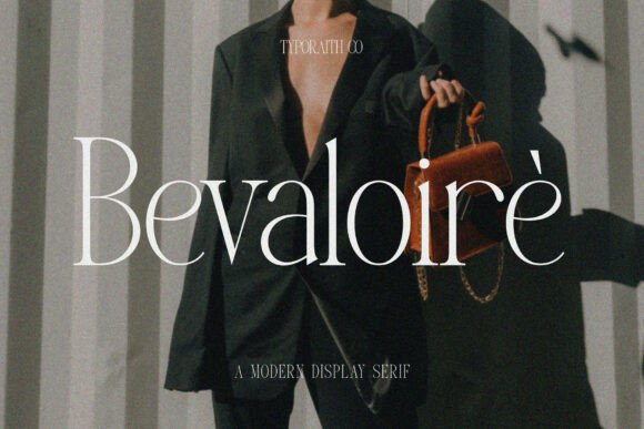 Bevaloire Font: Elevating Campaigns with Stylish Serif Typography