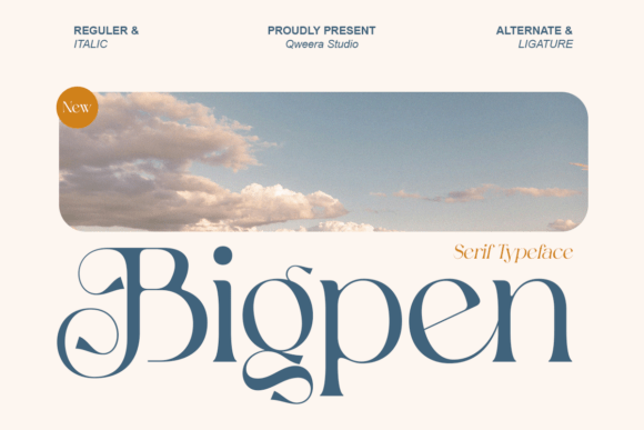 Bigpen Font Review: A Modern Swash Serif for Stylish Branding