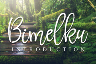 Bimelku Font: A Handwritten Touch for Your Brand