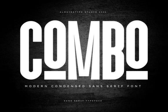 Combo: A Bold, Modern Typeface for Editorial Design