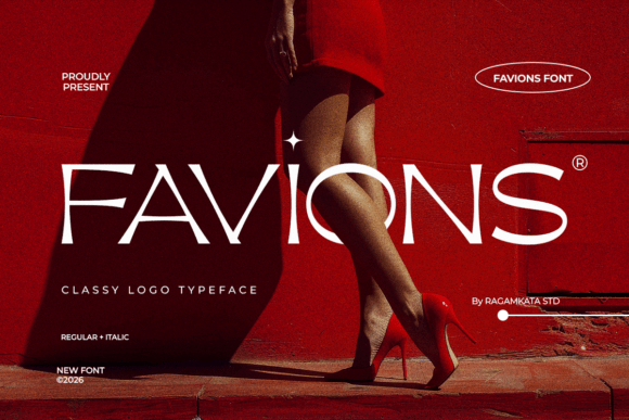 Favions Typeface: A Bold, Elegant Font for Strong Branding