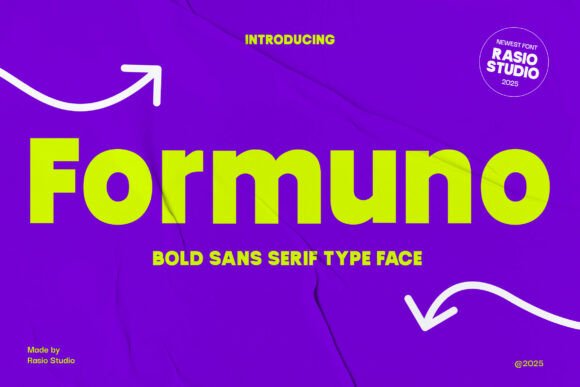 Formuno Font: A Bold Typeface for Creative Makers and Shop Owners