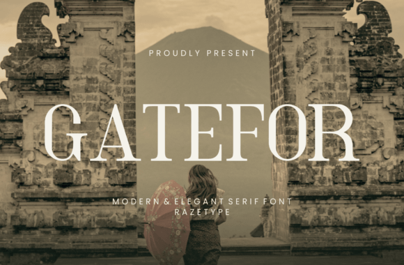 Gatefor Typeface: A Sophisticated Choice for Branding Projects