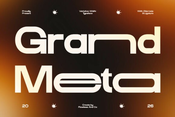 Grand Meta: A Modern Typeface for Editorial Design