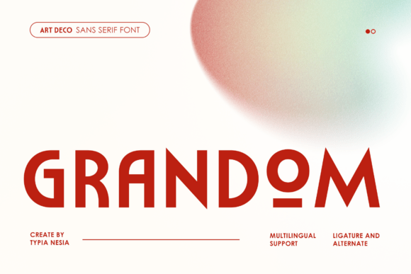 Grandom: A Bold Sans Serif Font for Modern Brand Campaigns