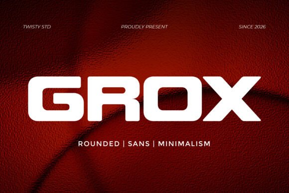 Grox Font – A Bold, Modern Typeface for Craft Creators