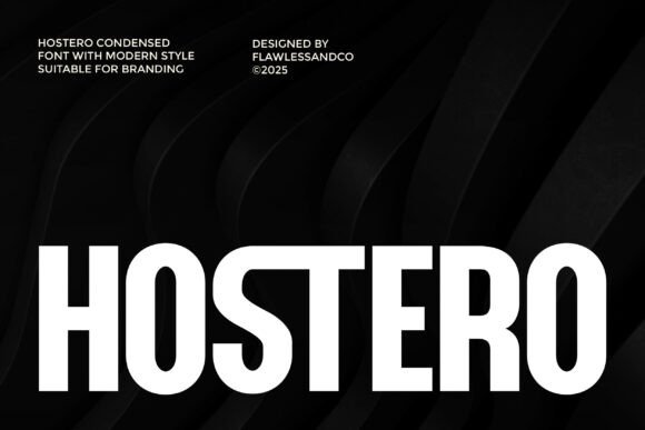 Hostero Font: The Sleek Typeface That Elevates Your Brand Messaging