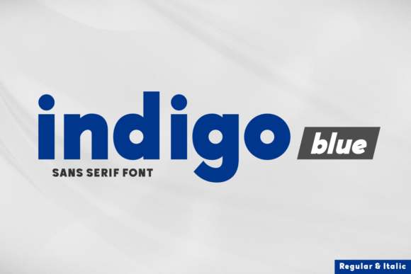 Indigo Blue: A Modern Font for a Stronger Brand Identity