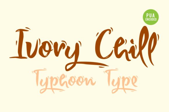 Ivory Chill: A Handwritten Font That Elevates Digital Branding