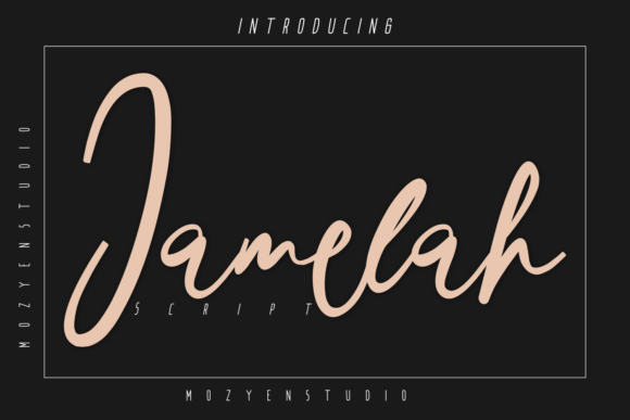 Jamelah: The Handwritten Font That Elevates Your Campaigns