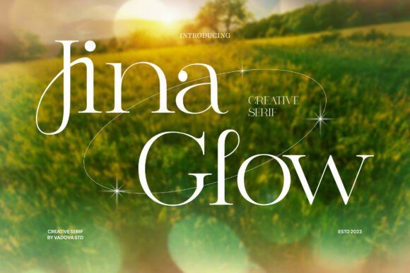 Jina Glow: A Premium Serif Font for Polished Branding