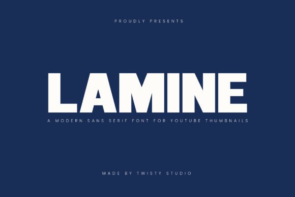 Lamine: A Bold Sans Serif Typeface for Modern Editorial Design