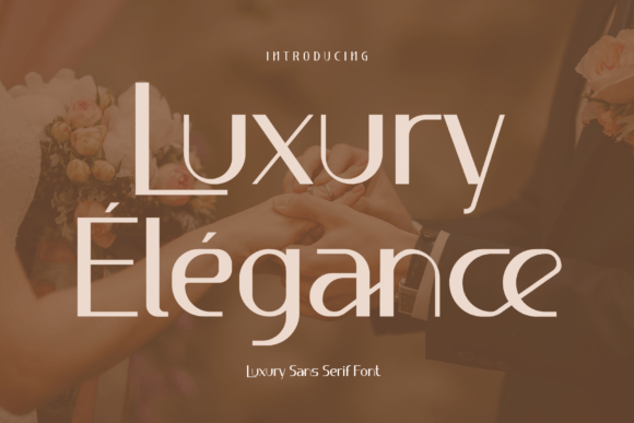 Luxury Élégance: A Premium Sans Serif Typeface for Makers