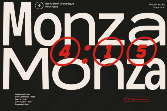 Monza Font: A Modern Typeface for Digital Design