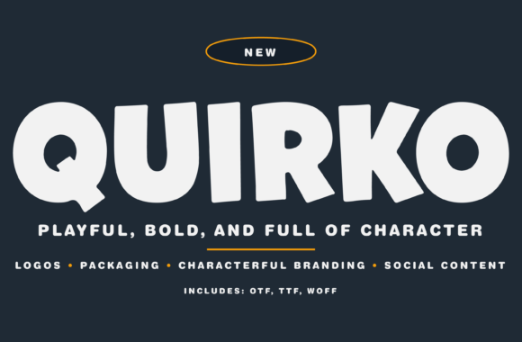 Quirko Font – A Playful Bold Typeface for Digital Branding