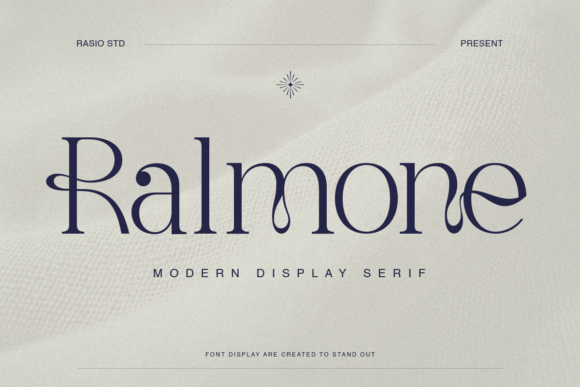 Ralmone: A Display Serif Font for Makers and Creative Shops
