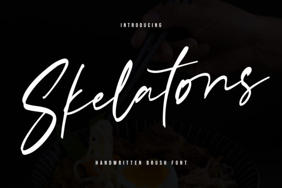 Skelatons Font Review: A Handwritten Typeface for Creative Campaigns