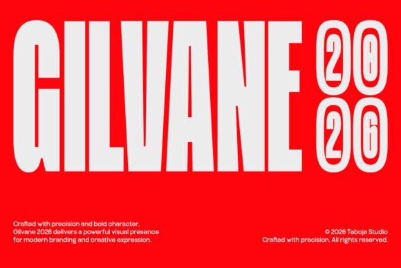Using the Gilvane Typeface for Branding Projects