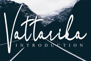 Vattarika: A Handwritten Font That Adds Personality to Your Brand